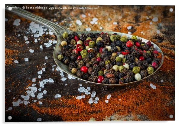 The world of spices Acrylic by Beata Aldridge