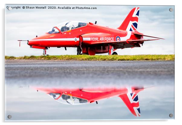 " Reflections - The Red Arrows " Acrylic by Shaun Westell