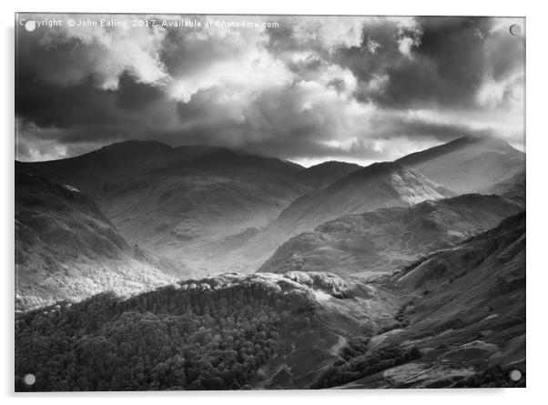 Borrrowdale Acrylic by John Ealing