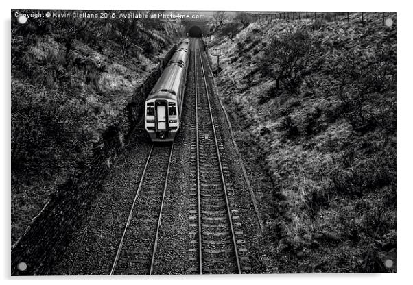  Carlisle Train Acrylic by Kevin Clelland