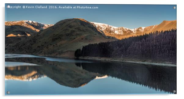 Haweswater Reservoir Acrylic by Kevin Clelland