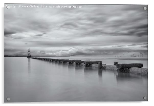 Crosby Beach Acrylic by Kevin Clelland