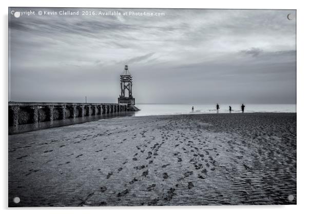 Welcome to Crosby Beach Acrylic by Kevin Clelland