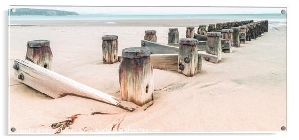 Abersoch Beach  Acrylic by Kevin Clelland