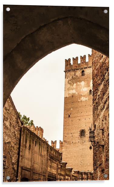Verona Castle Acrylic by Amy Powell