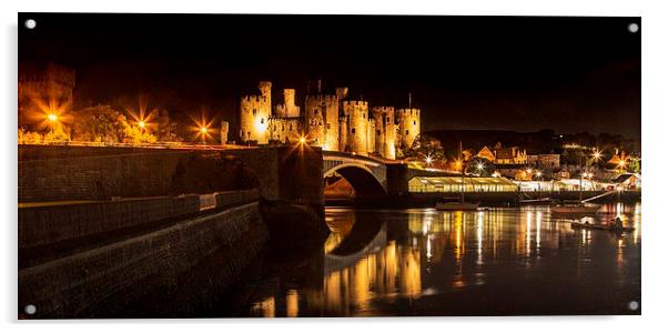  Conwy Castle  Acrylic by Chris Evans