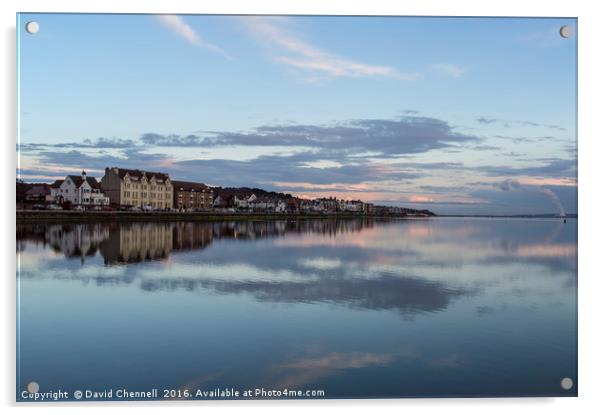 West Kirby Cloudscape   Acrylic by David Chennell