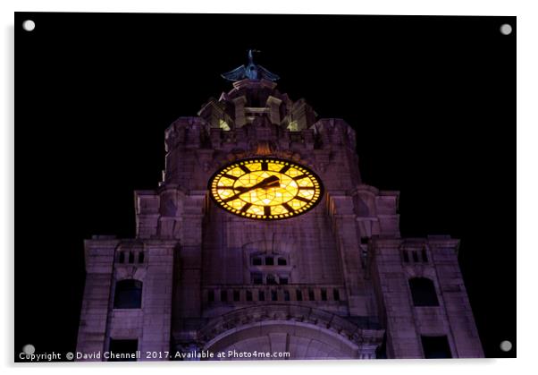 Royal Liver Building  Acrylic by David Chennell