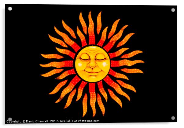 Sunshine  Acrylic by David Chennell