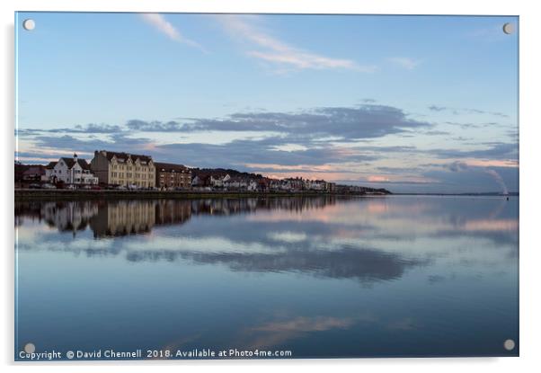 West Kirby Marine Lake  Acrylic by David Chennell