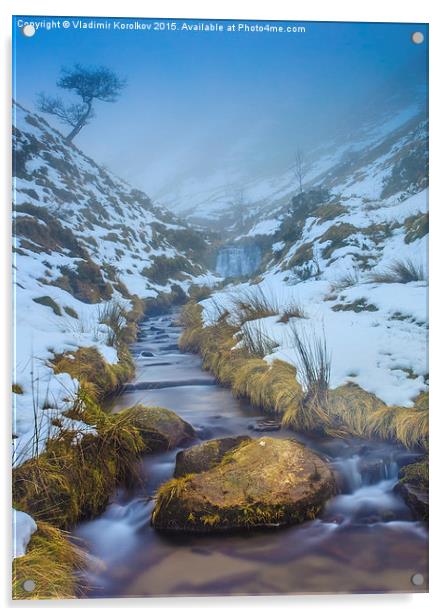 Winter's tale Acrylic by Vladimir Korolkov