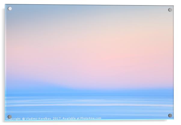 Morning gradients Acrylic by Vladimir Korolkov