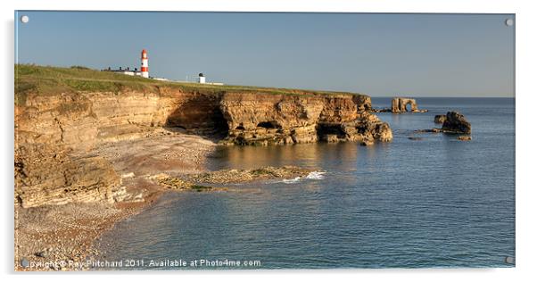 Souter Lighthouse Acrylic by Ray Pritchard