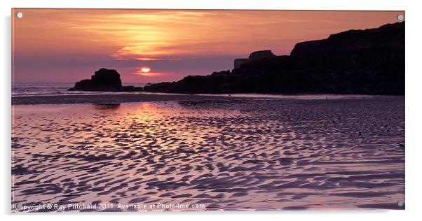 South Shields Beach Acrylic by Ray Pritchard