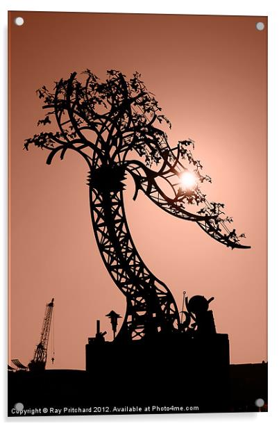 Iron Tree Acrylic by Ray Pritchard