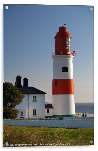 Souter Lighthouse Acrylic by Ray Pritchard