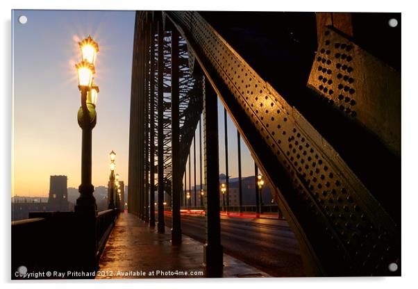 The Tyne Bridge Acrylic by Ray Pritchard
