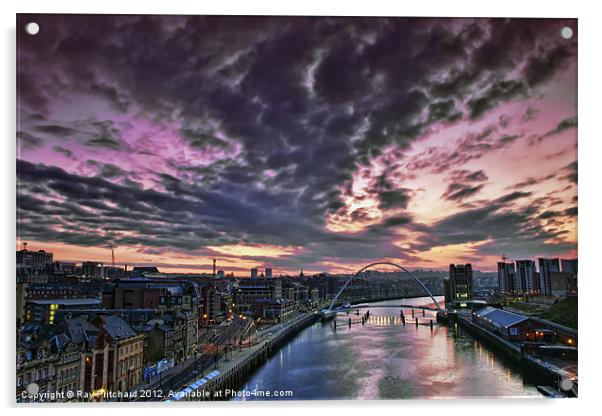 Tyne View Acrylic by Ray Pritchard