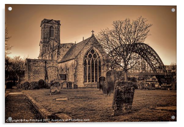 St Marys Church Acrylic by Ray Pritchard