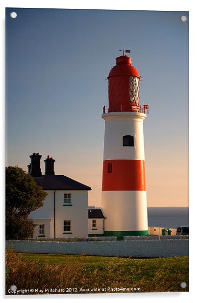 Souter Lighthouse Acrylic by Ray Pritchard