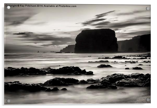 Marsden Rock Acrylic by Ray Pritchard