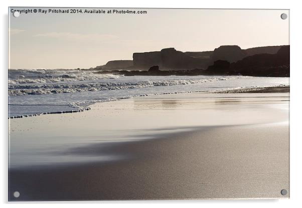 South Shields Beach Acrylic by Ray Pritchard