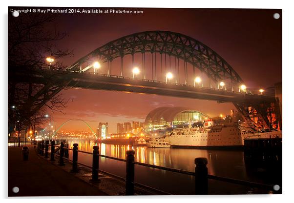 Tyne Bridge,Newcastle Acrylic by Ray Pritchard
