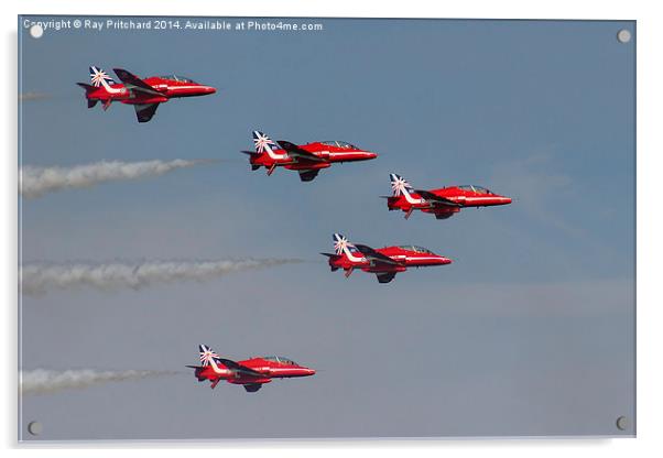  The Red Arrows Acrylic by Ray Pritchard
