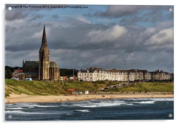 View of Cullercoats Acrylic by Ray Pritchard