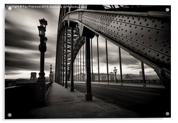 Tyne bridge  Acrylic by Ray Pritchard