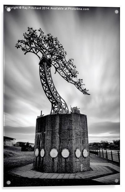  Metal Tree Acrylic by Ray Pritchard