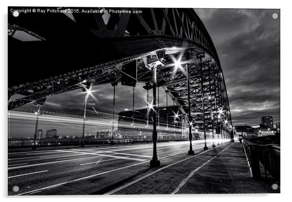  Wearmouth Bridge Acrylic by Ray Pritchard