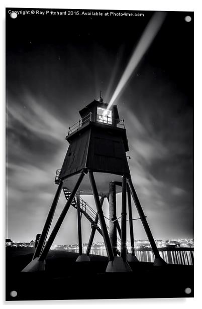  Herd Lighthouse Acrylic by Ray Pritchard