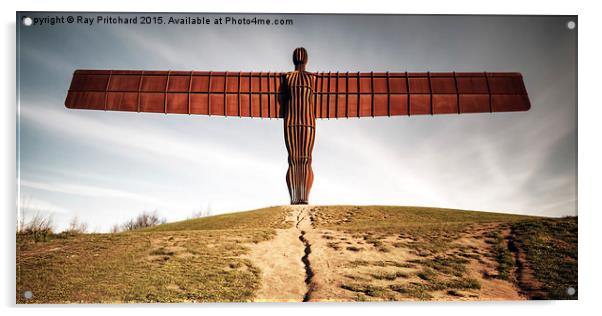  Long Exposure Angel Acrylic by Ray Pritchard