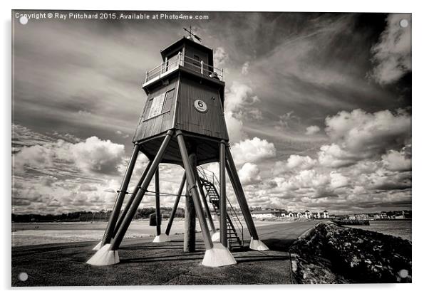  Herd Lighthouse Acrylic by Ray Pritchard