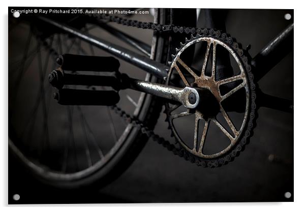  Vintage Bike Acrylic by Ray Pritchard