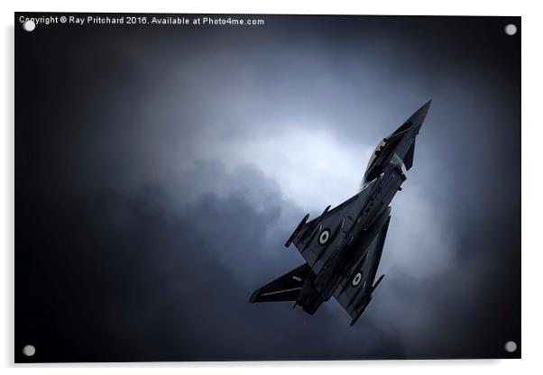  Eurofighter Typhoon Acrylic by Ray Pritchard