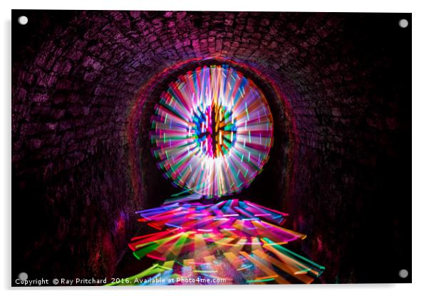 Painting with Light Underground Acrylic by Ray Pritchard