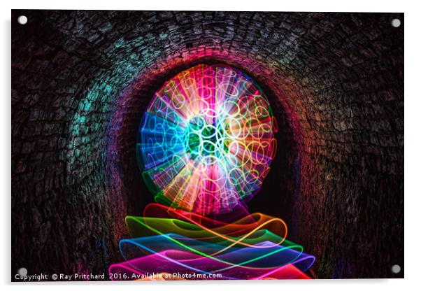 Ball of Light Underground Acrylic by Ray Pritchard