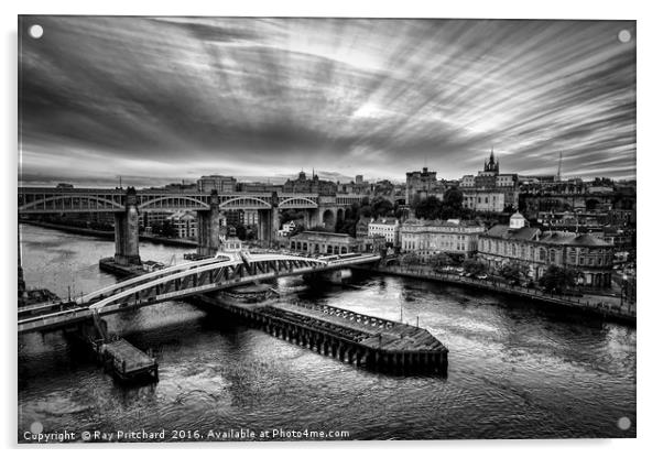 Newcastle Upon Tyne Acrylic by Ray Pritchard