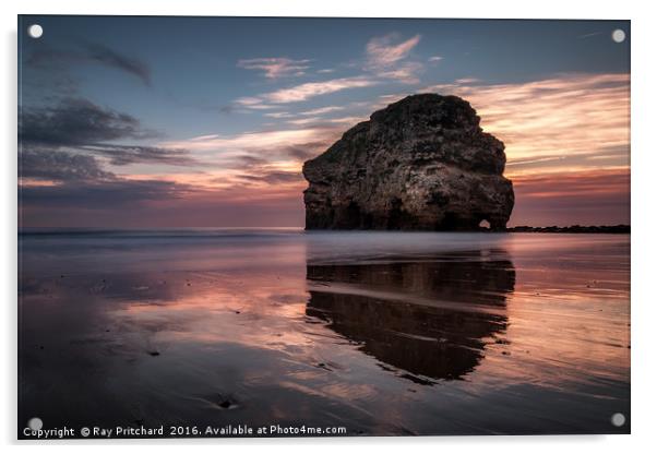 Marsden Rock Acrylic by Ray Pritchard