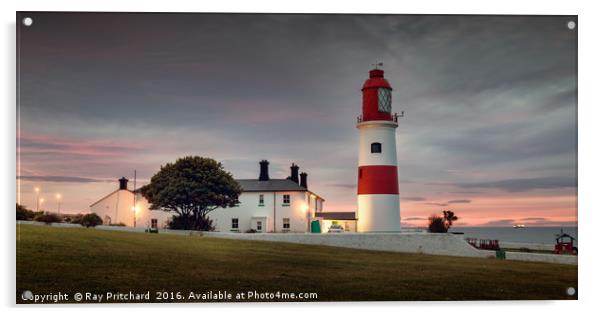 Souter Lighthouse  Acrylic by Ray Pritchard