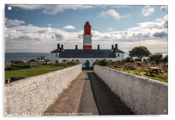 Souter Lighthouse     Acrylic by Ray Pritchard