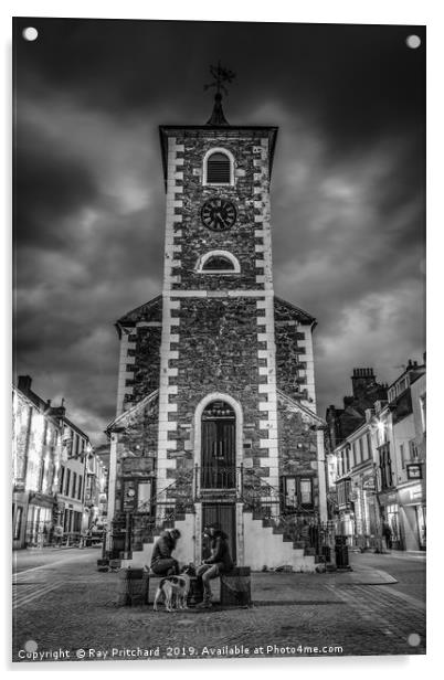 Moot Hall at Night  Acrylic by Ray Pritchard