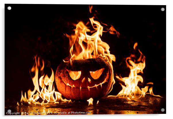 Cooking Pumpkins  Acrylic by Ray Pritchard