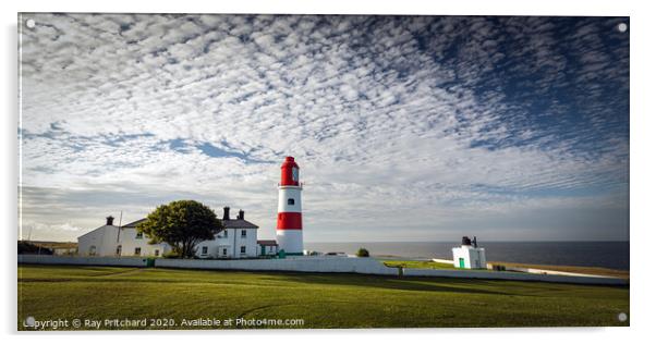 Souter Lighthouse Acrylic by Ray Pritchard