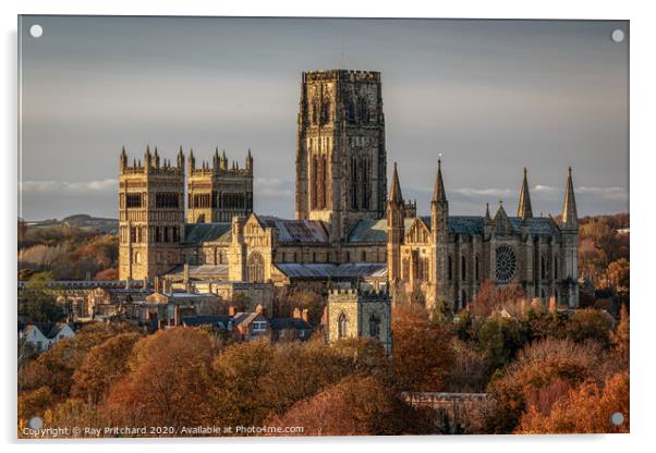 Durham Cathedral in Autumn Acrylic by Ray Pritchard