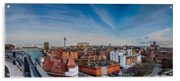 Liverpool Panoramic Acrylic by James Harrison