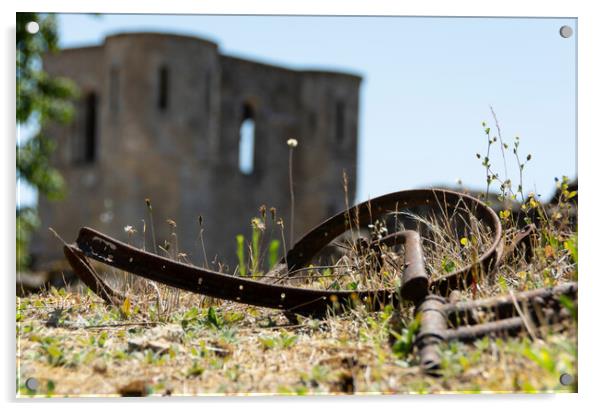 Oradour sur Glane France  Acrylic by Jacqui Farrell