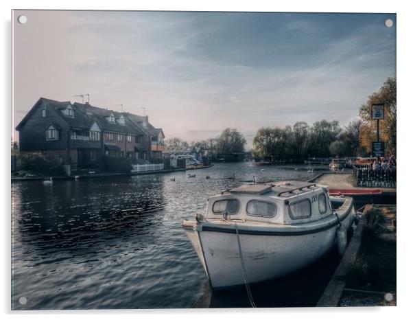 Wroxham Norfolk Broads  Acrylic by Jacqui Farrell
